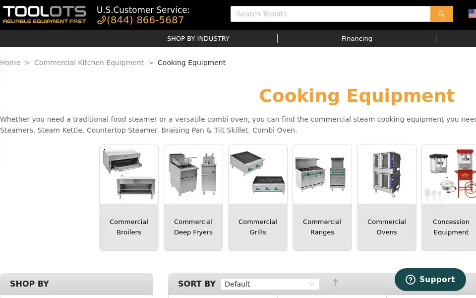 Screenshot of toolots.com