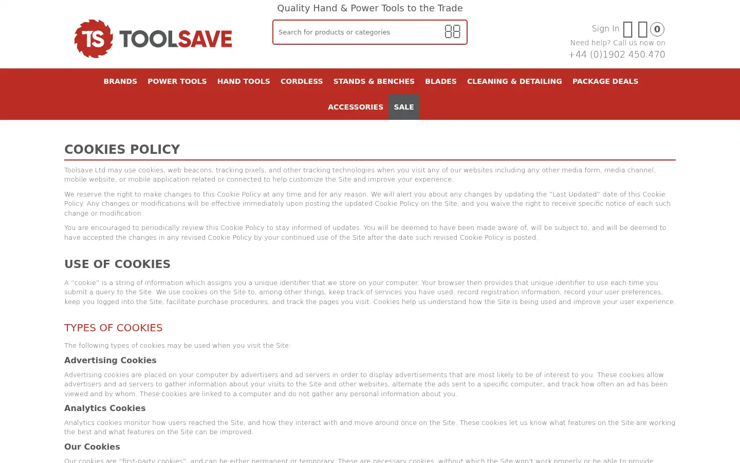 Screenshot of toolsave.co.uk