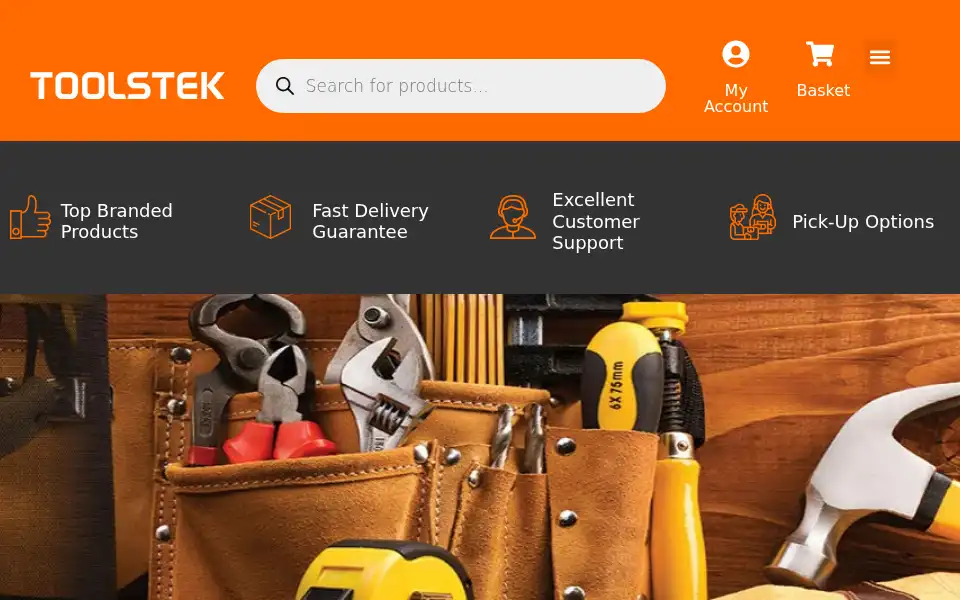 Screenshot of toolstek.co.uk