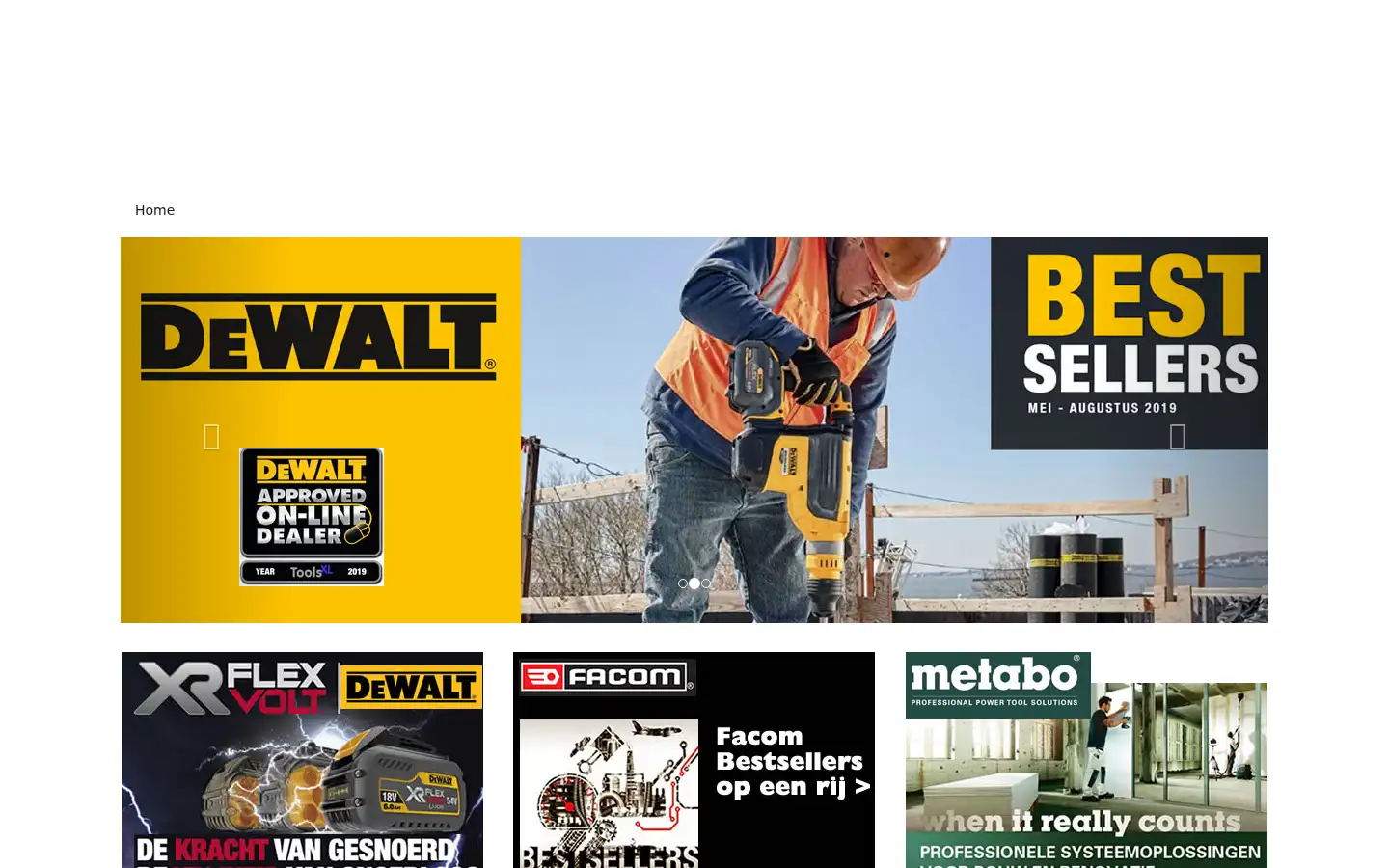 Screenshot of toolsxl.nl