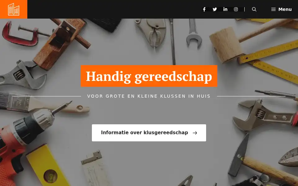 Screenshot of toolware-gereedschap.nl
