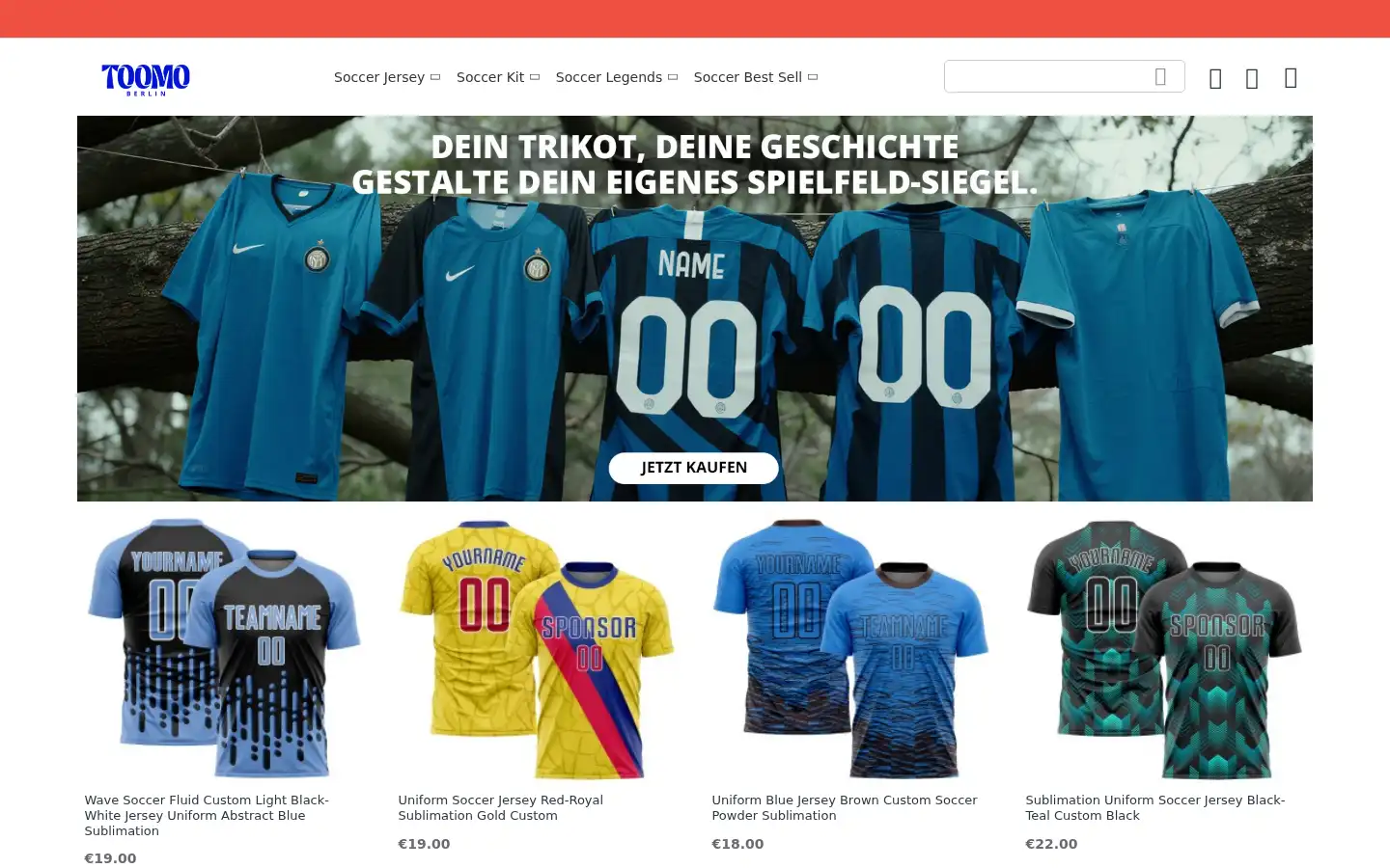 Screenshot of toomo.de