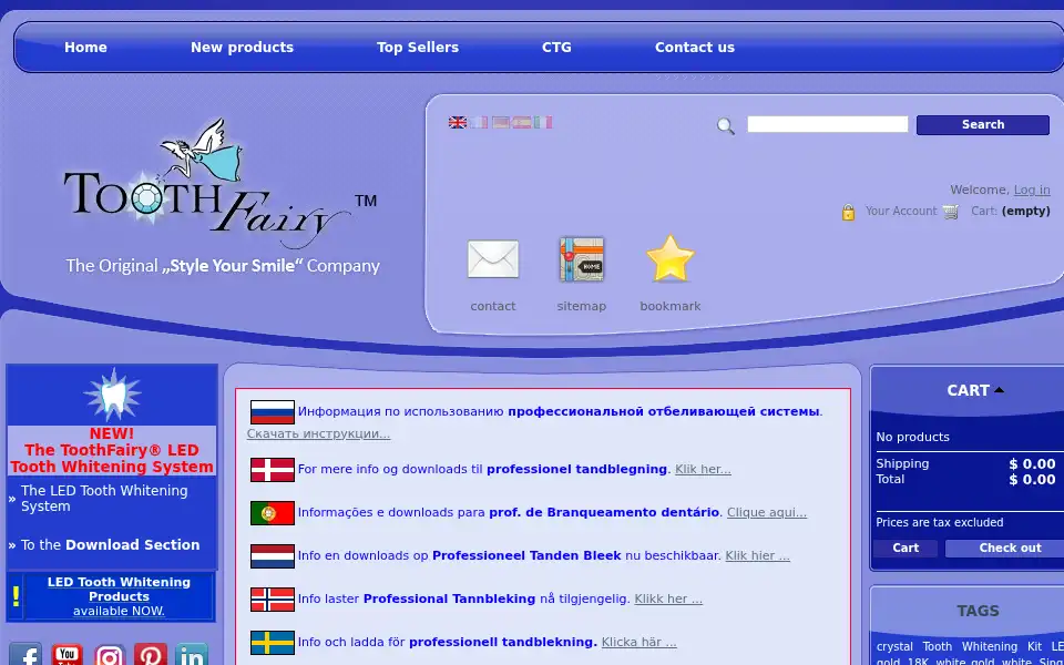 Screenshot of toothfairy.ch
