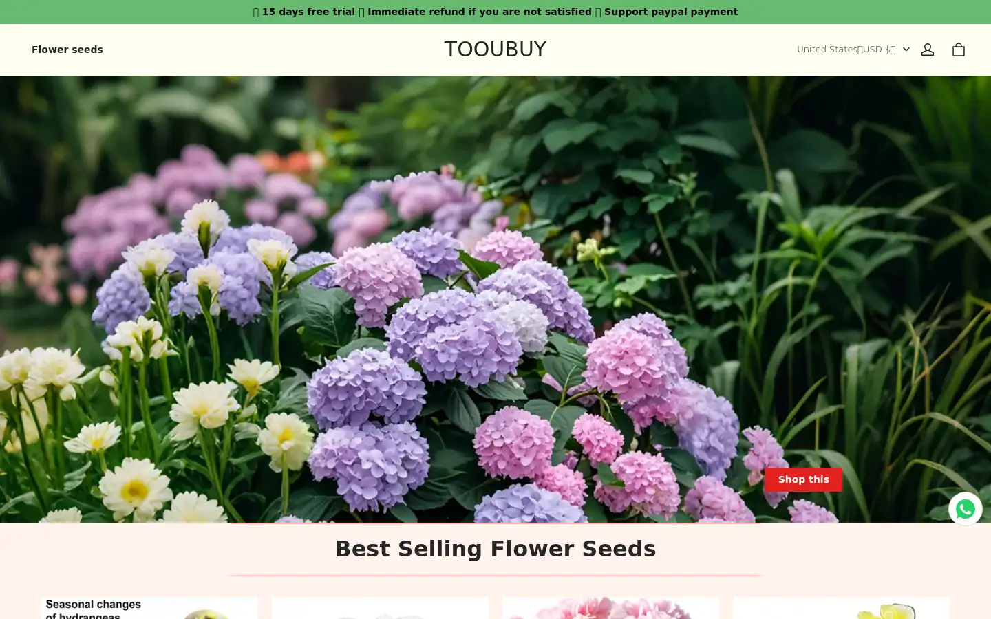 Screenshot of tooubuy.com