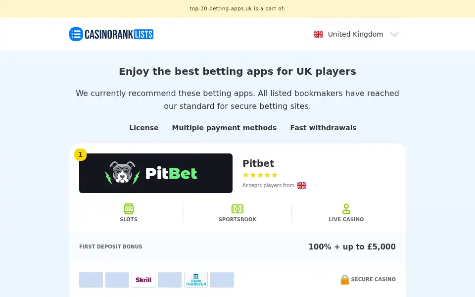 Screenshot of top-10-betting-apps.uk