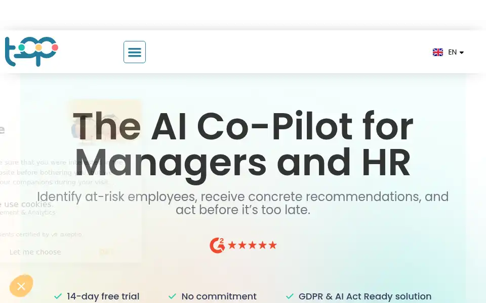Screenshot of top-turnover.ai