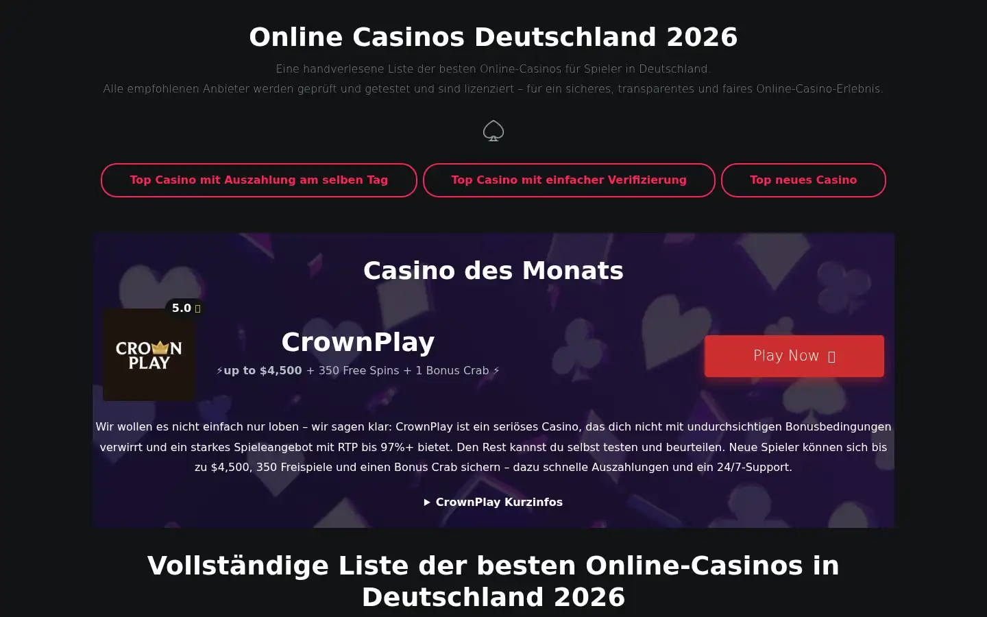 Screenshot of top10-deutsche-online-casinos.net