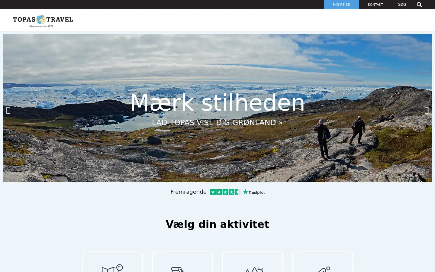 Screenshot of topas.dk