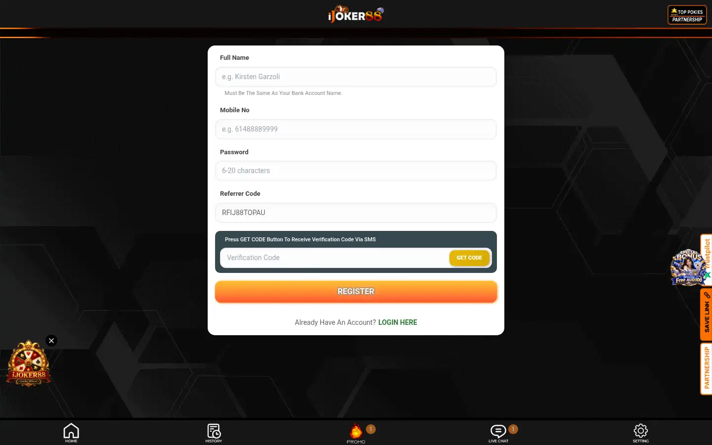 Screenshot of topcasinorank.org