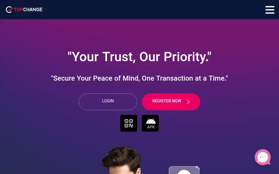 Screenshot of topchange.net