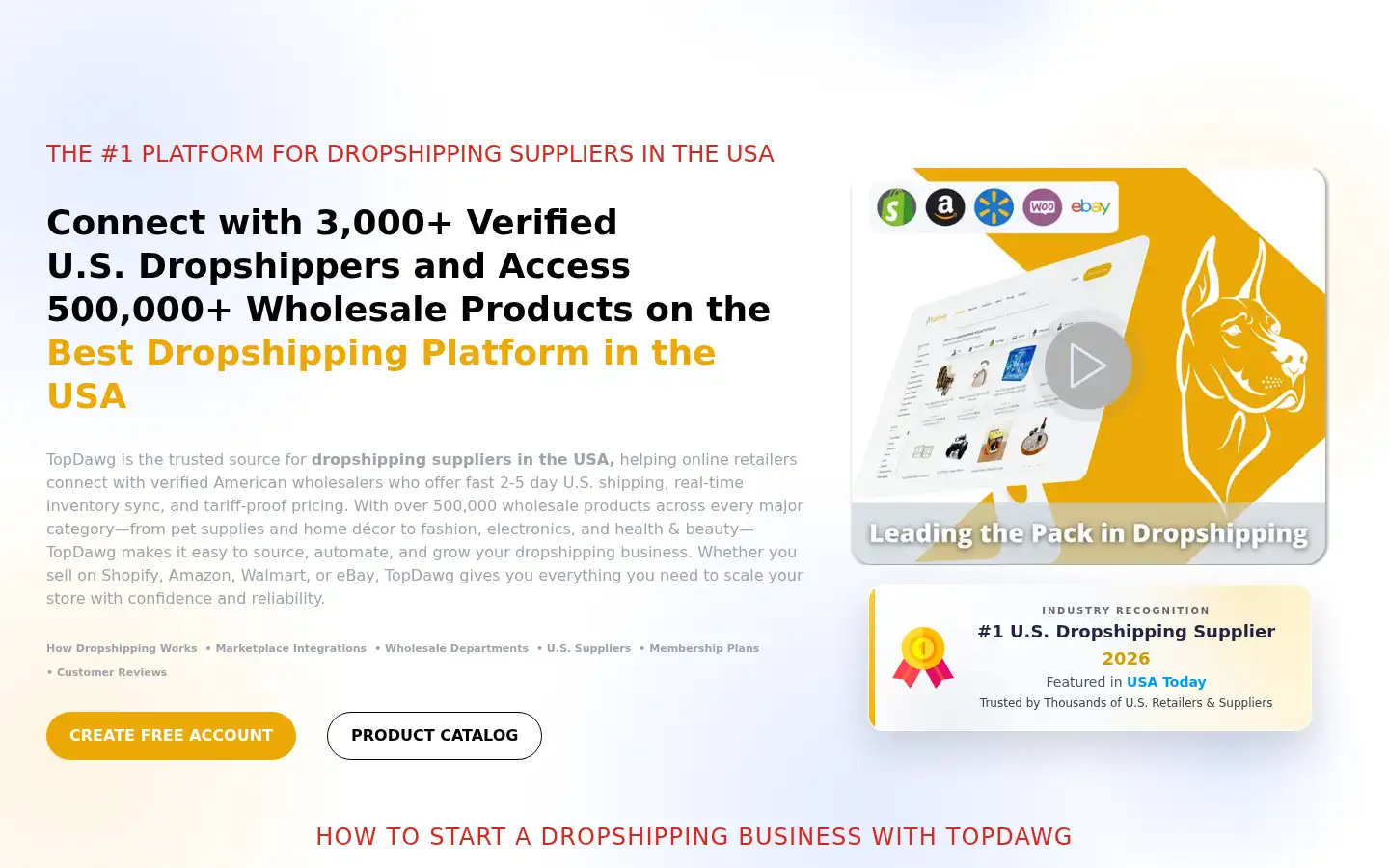 Screenshot of topdawg.com