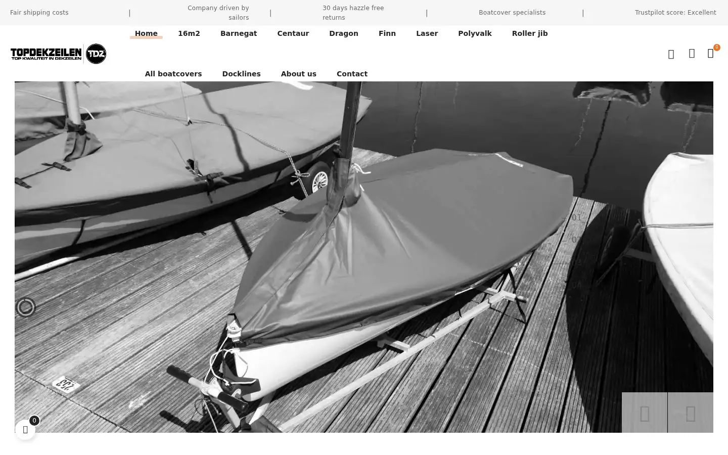 Screenshot of topdekzeilen.nl