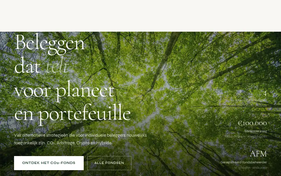 Screenshot of topfund.nl