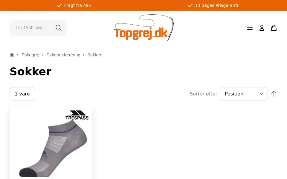 Screenshot of topgrej.dk
