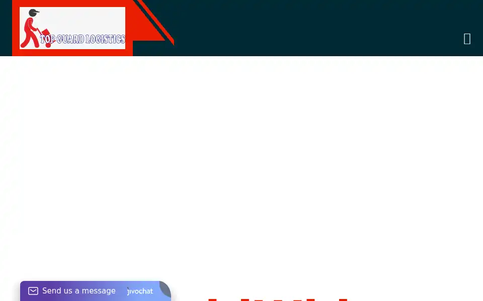 Screenshot of topguardlogistics.com