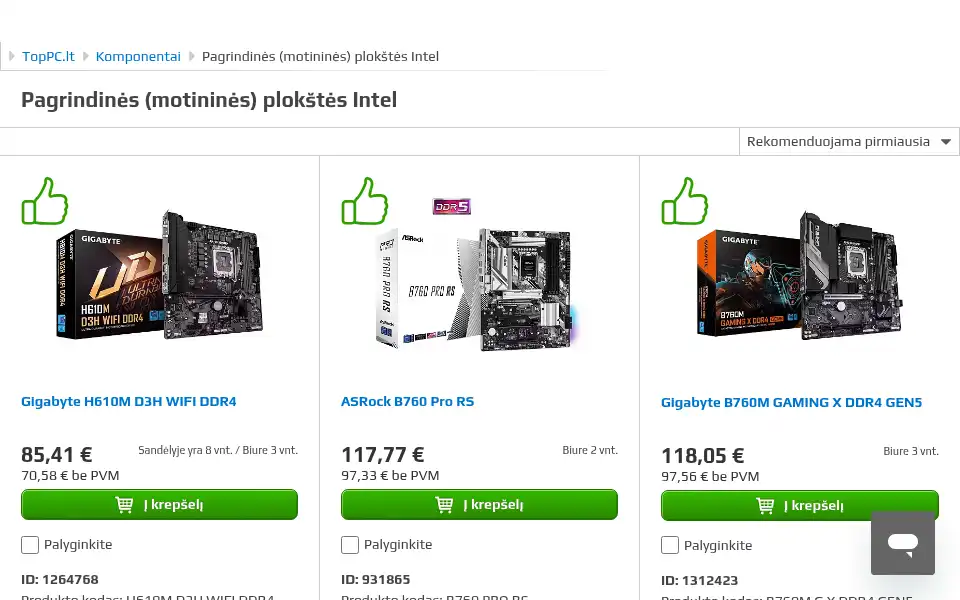 Screenshot of toppc.lt