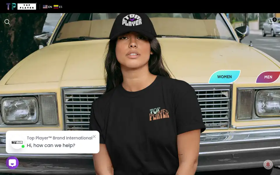 Screenshot of topplayerbrand.com
