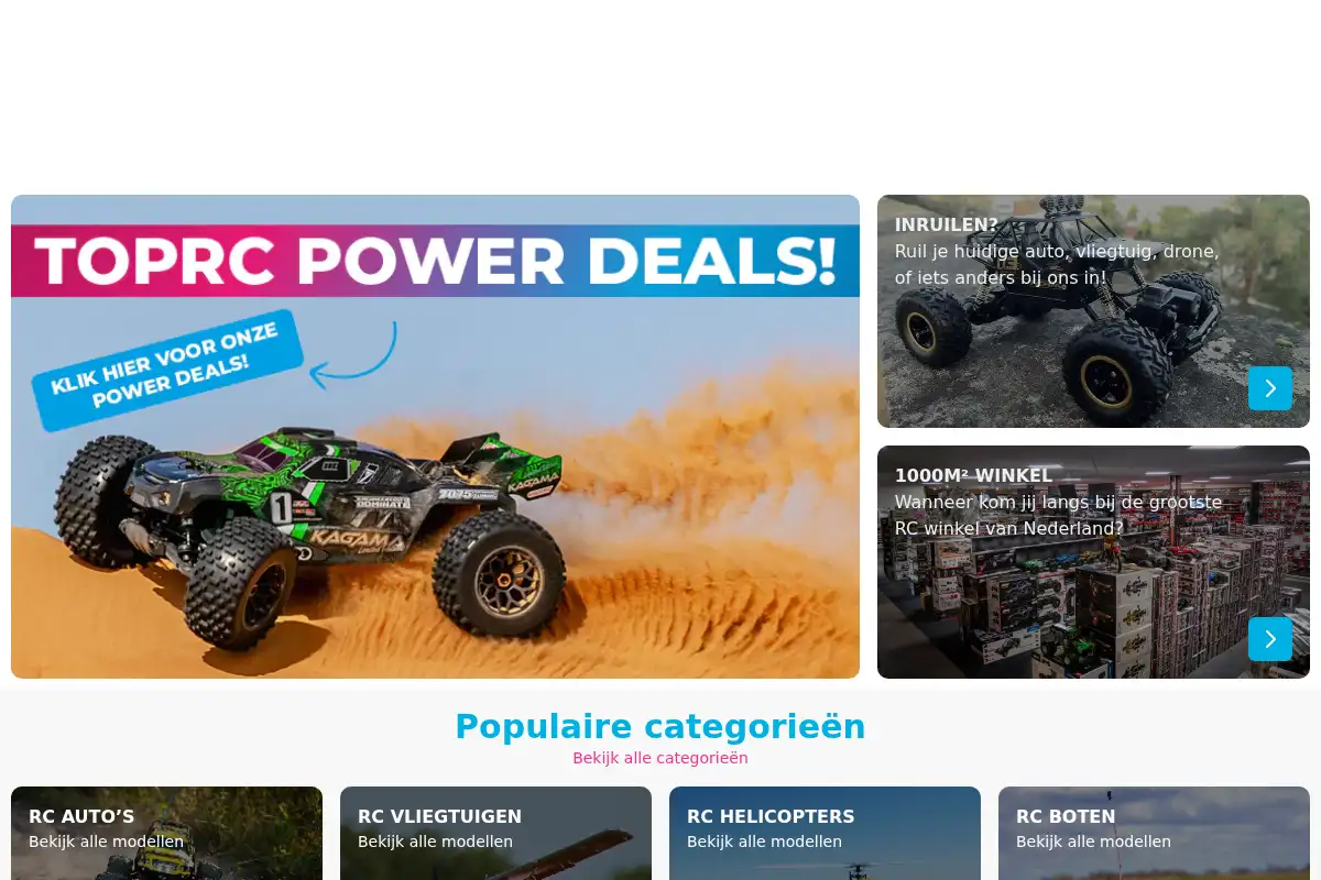 Screenshot of toprc.nl