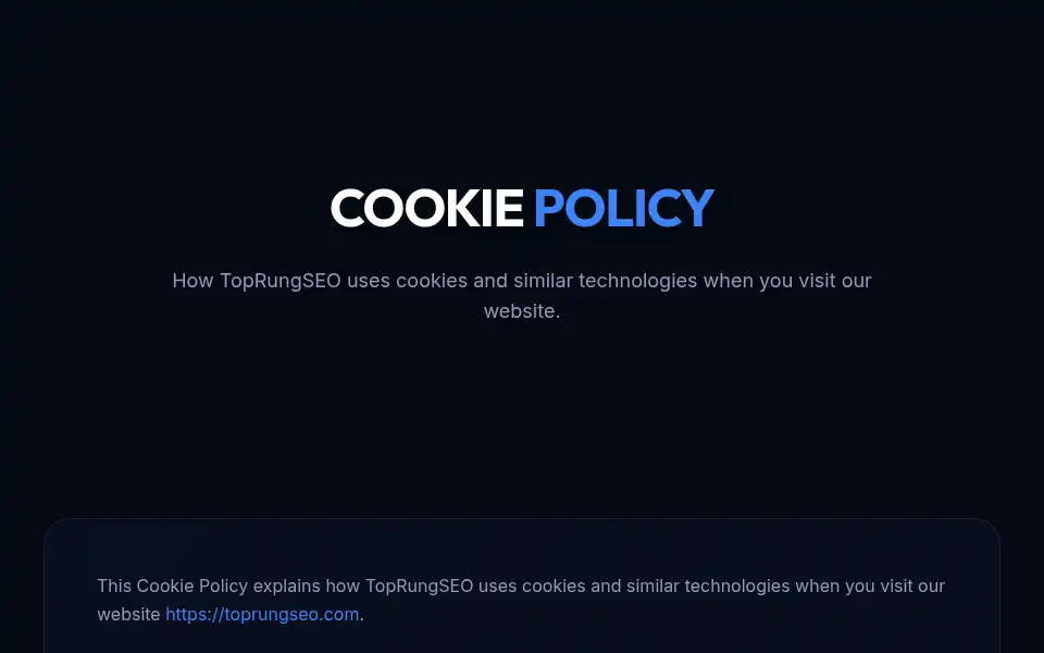 Screenshot of toprungseo.com