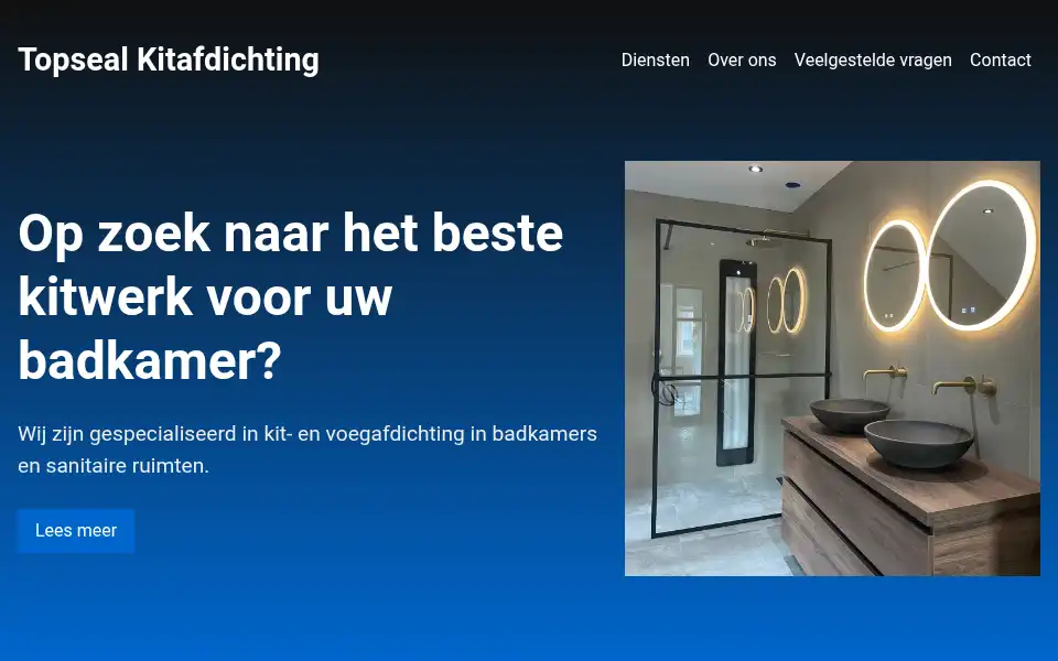 Screenshot of topseal.nl