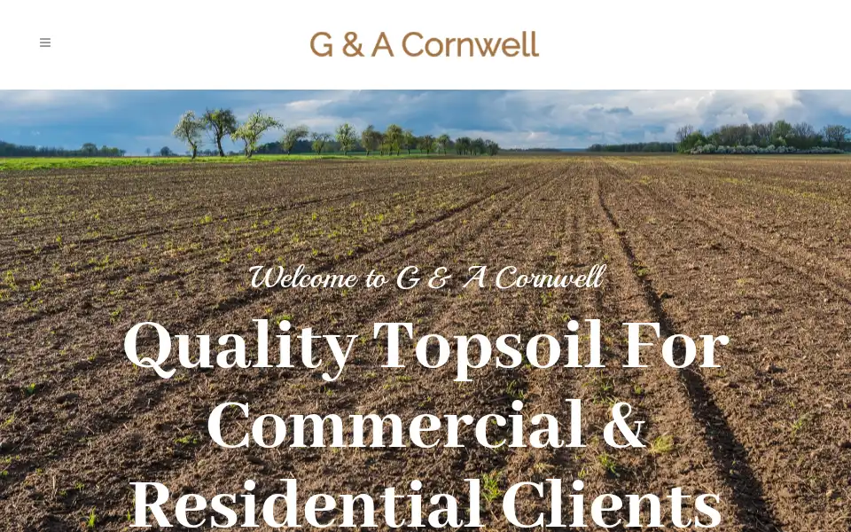 Screenshot of topsoilcambridgeshire.co.uk