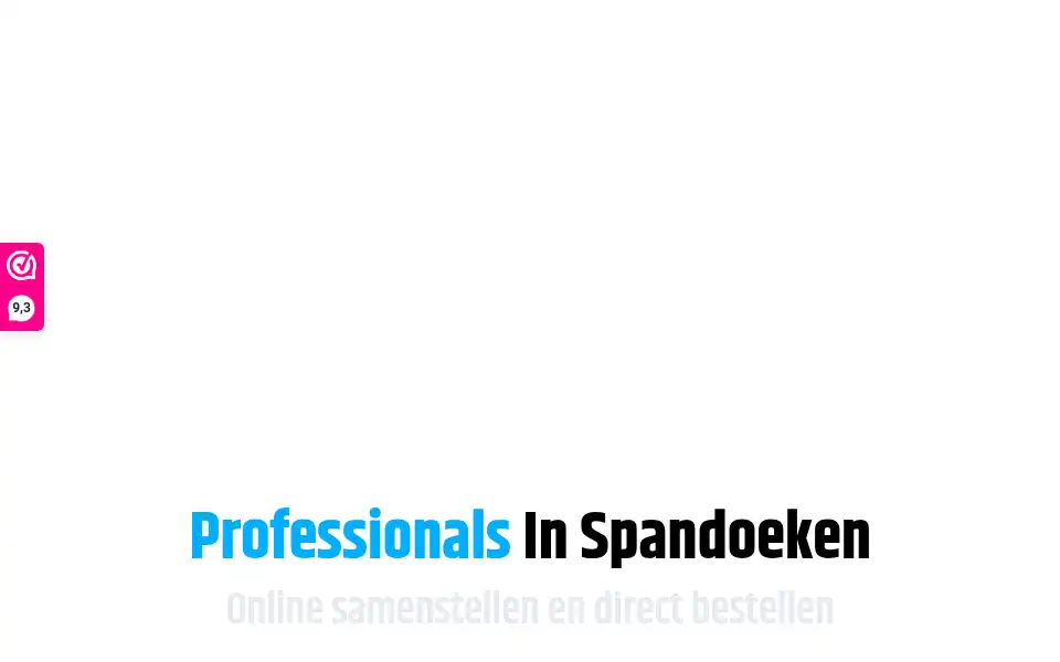 Screenshot of topspandoek.nl
