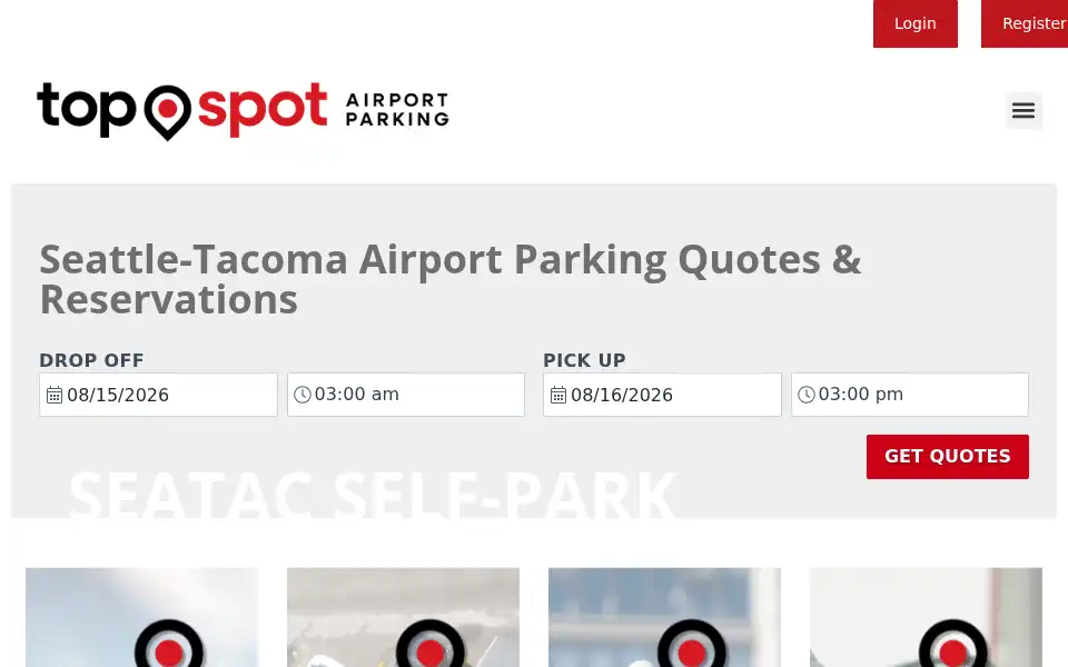 Screenshot of topspotpark.com