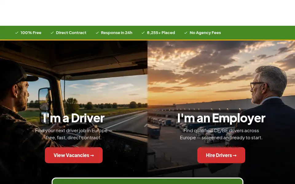 Screenshot of toptruckerjobs.com