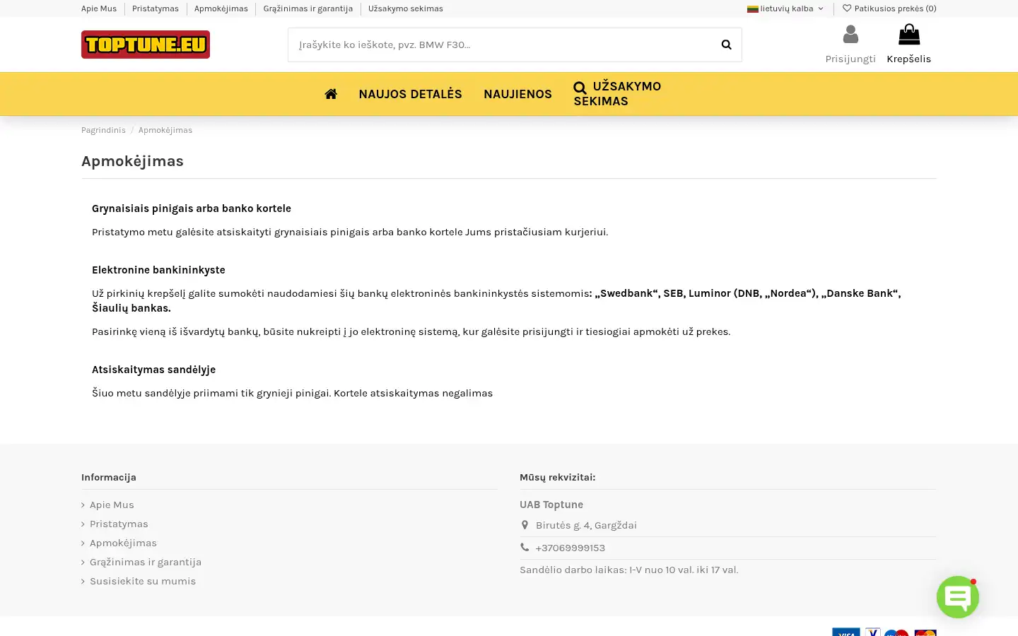 Screenshot of toptune.eu