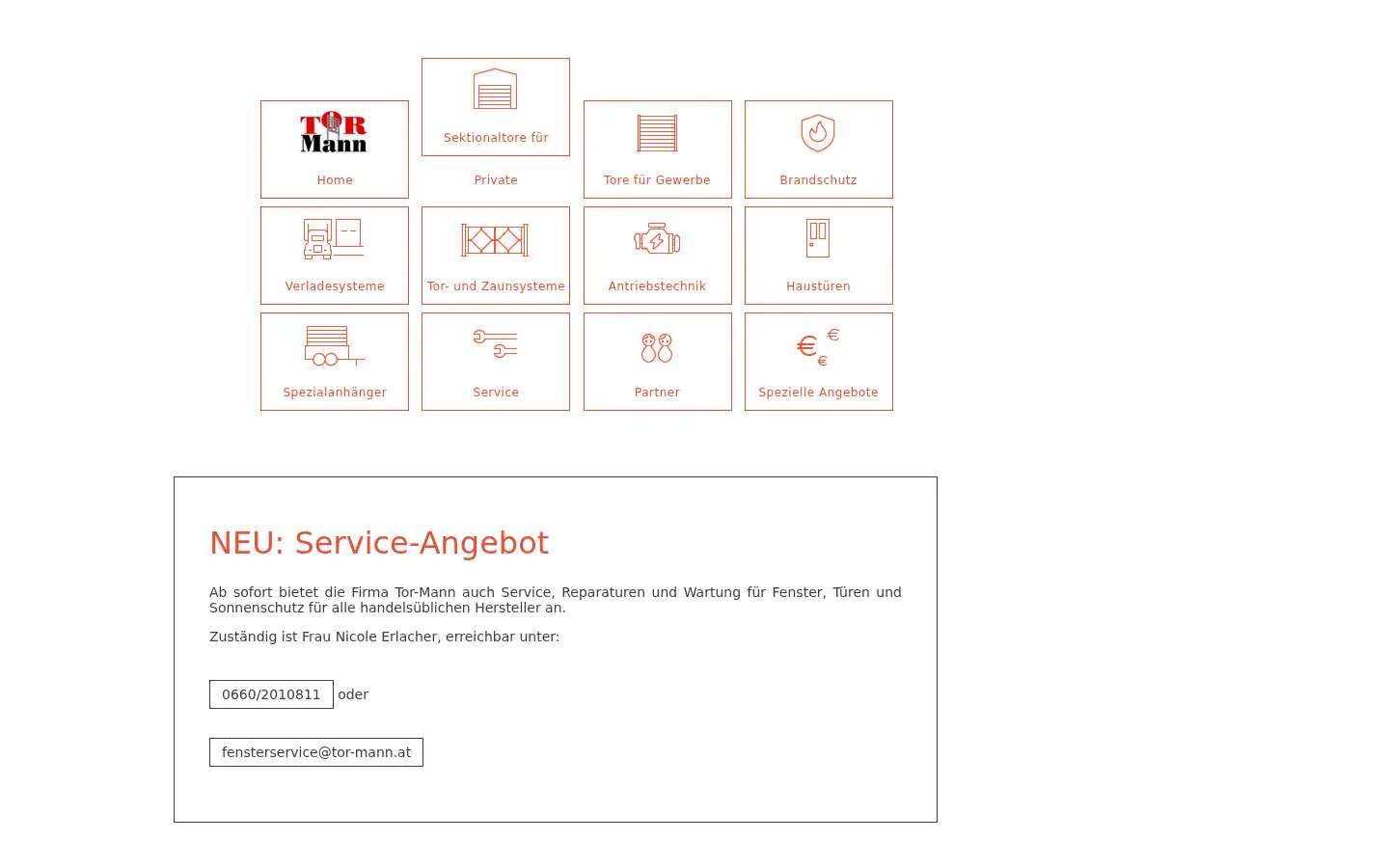 Screenshot of tor-mann.at