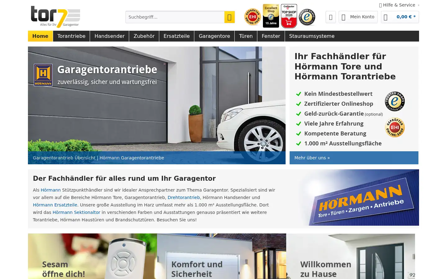 Screenshot of tor7.de