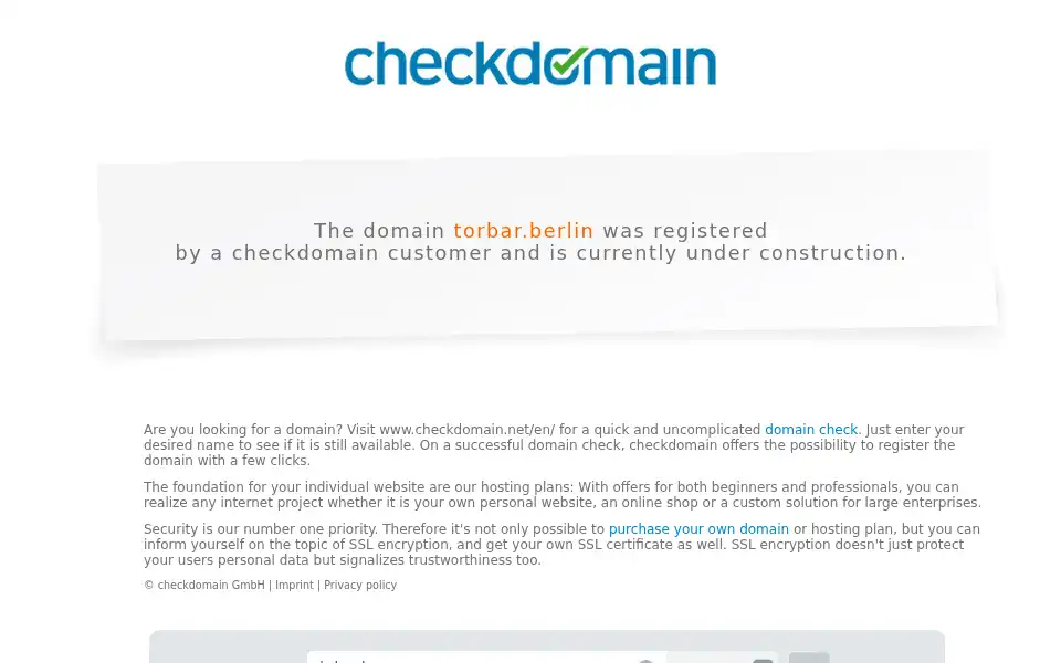 Screenshot of torbar.berlin