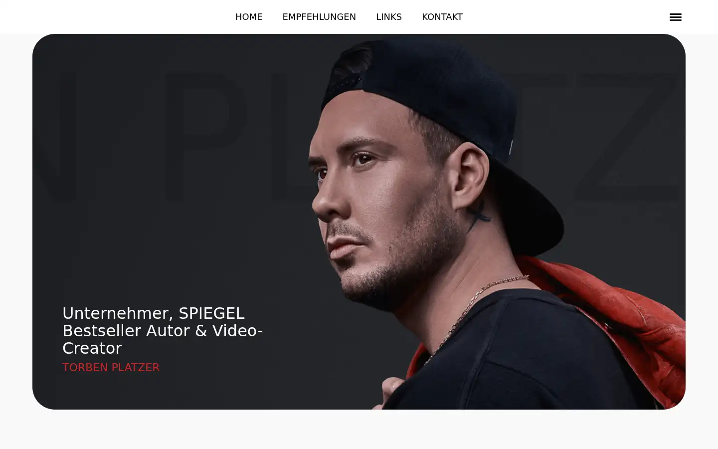 Screenshot of torbenplatzer.com