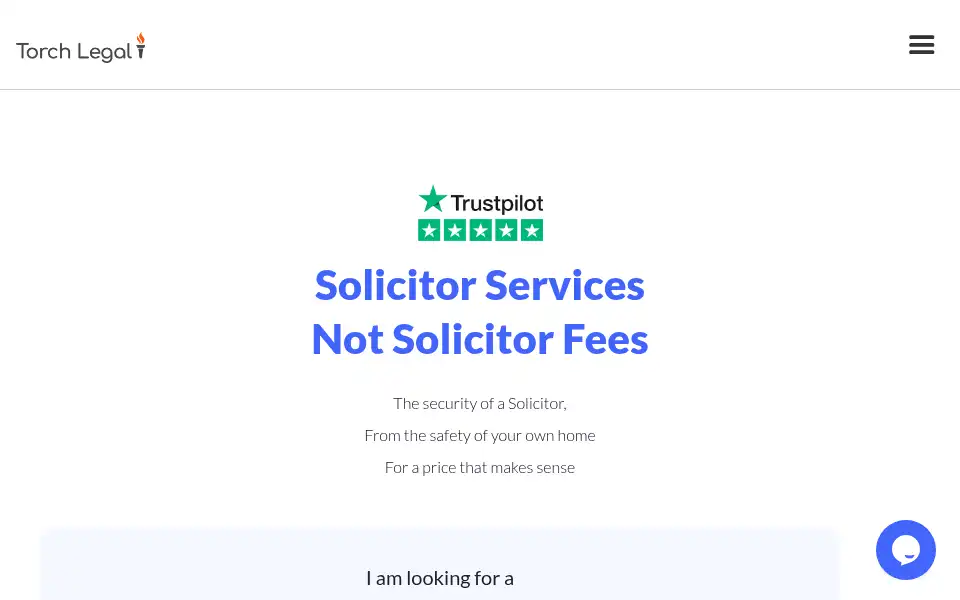 Screenshot of torchlegal.co.uk