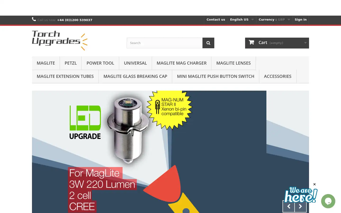 Screenshot of torchupgrades.com
