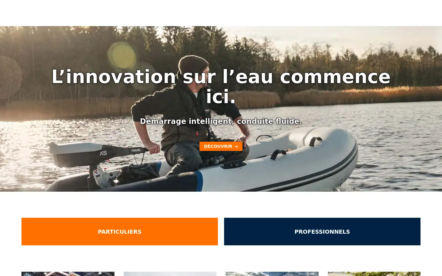 Screenshot of torqeedo.com