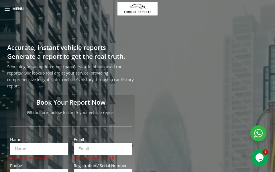 Screenshot of torqueexperts.co.uk