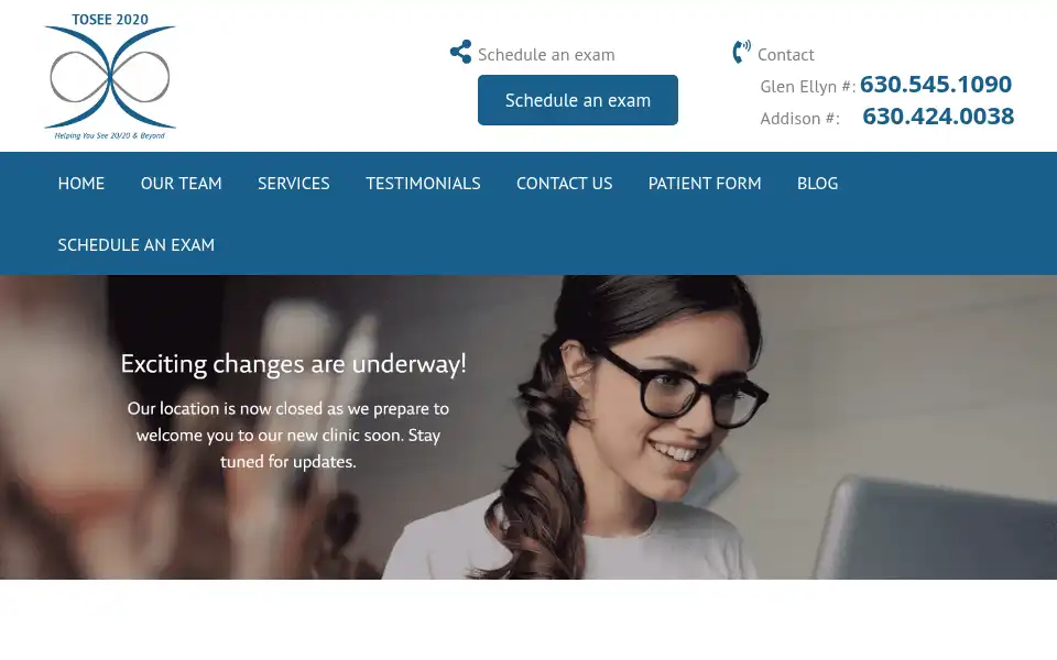 Screenshot of tosee2020.net