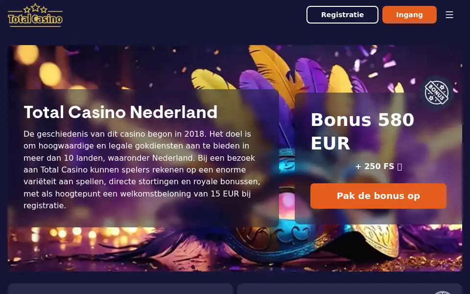 Screenshot of total-casino.info