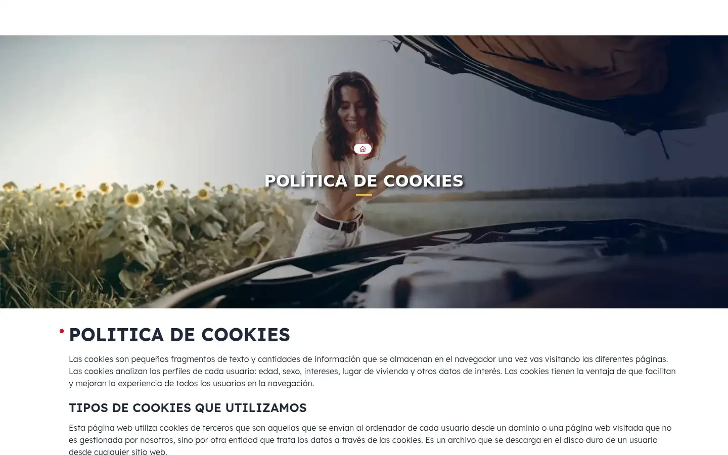 Screenshot of totalrenting.es