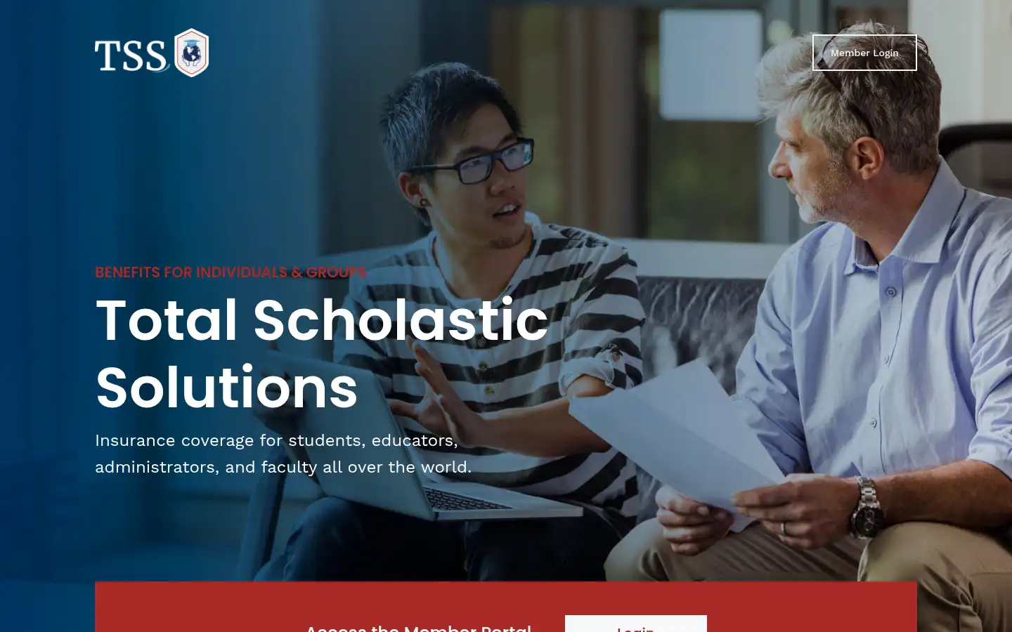 Screenshot of totalscholasticsolutions.com