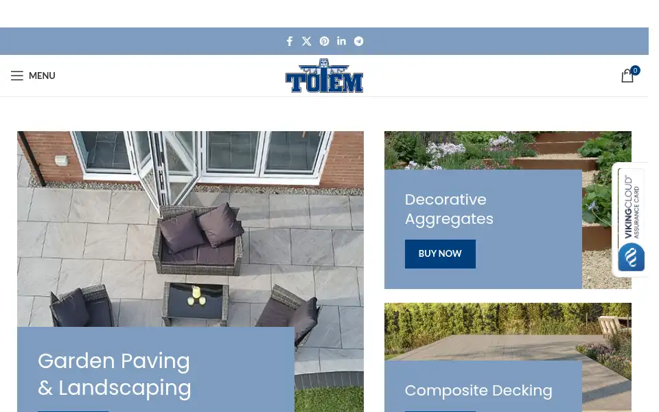 Screenshot of totemtimber.co.uk