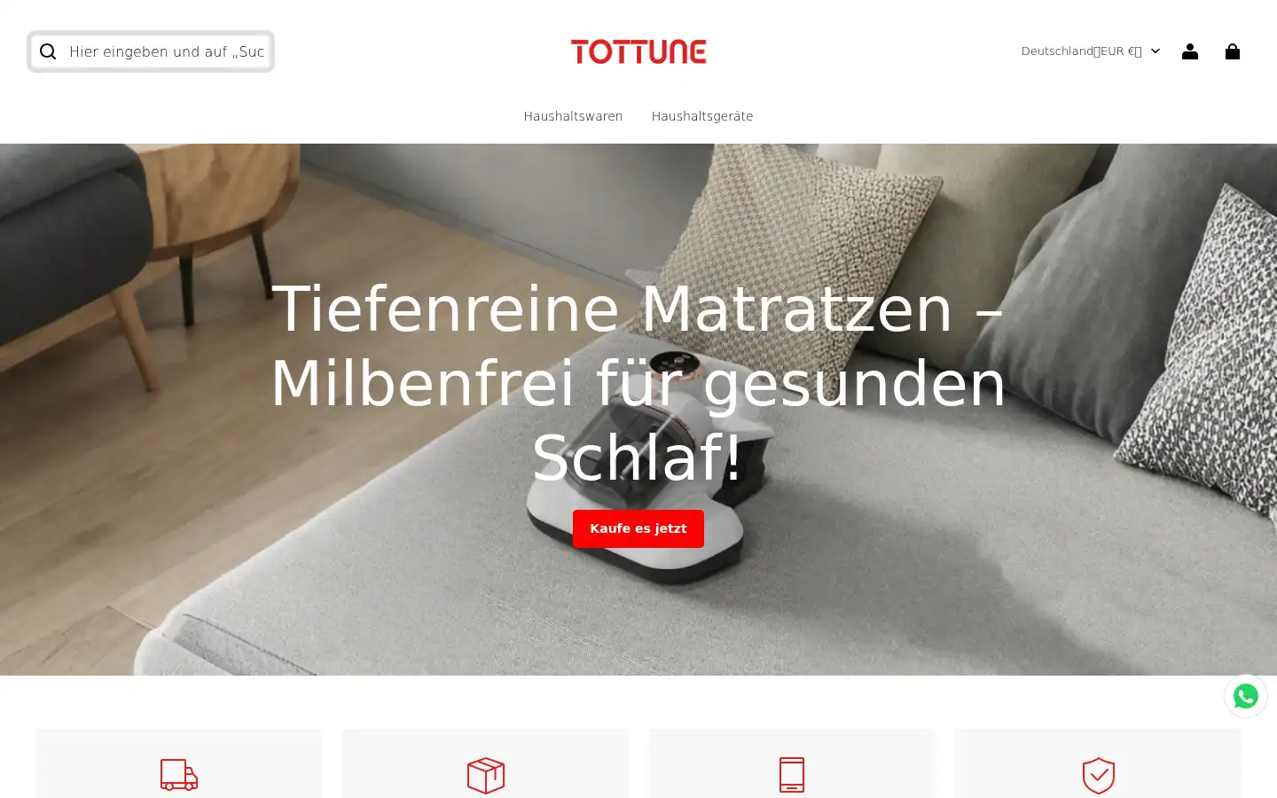Screenshot of tottune.com