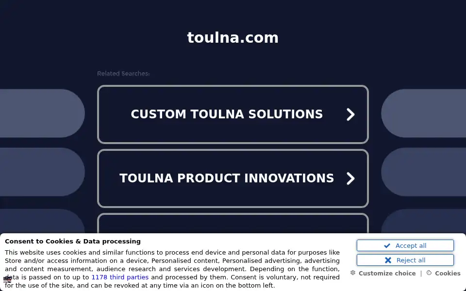 Screenshot of toulna.com