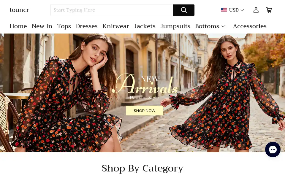 Screenshot of touncr.com