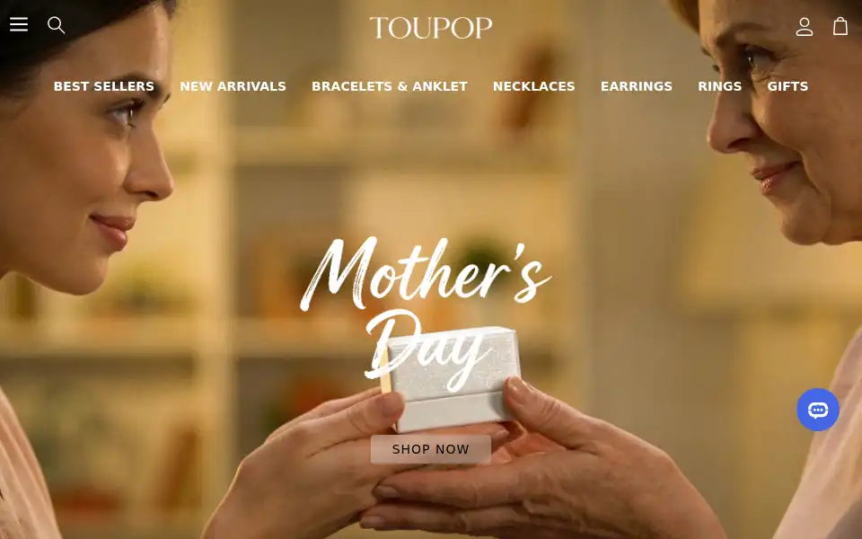 Screenshot of toupop.com