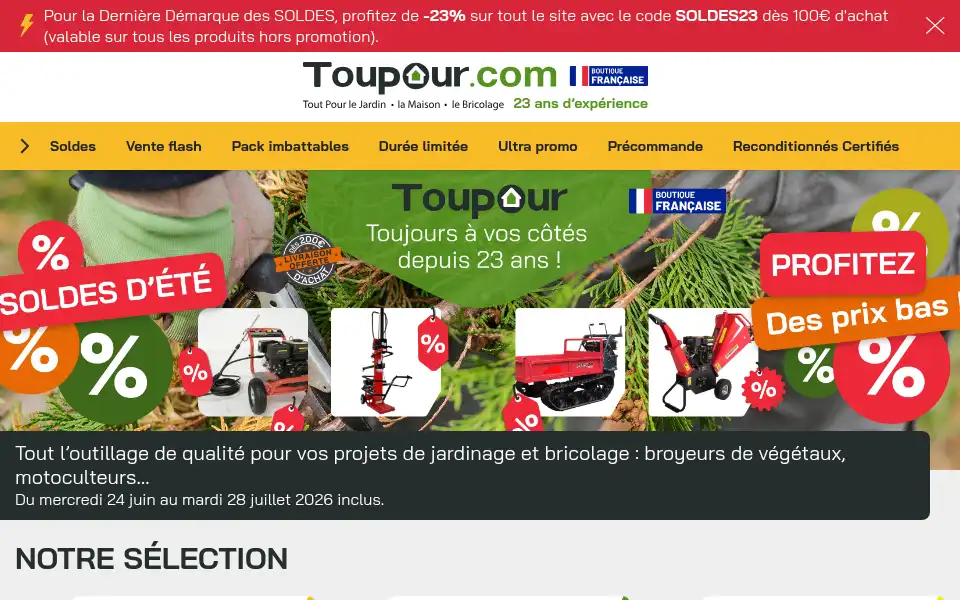 Screenshot of toupour.com