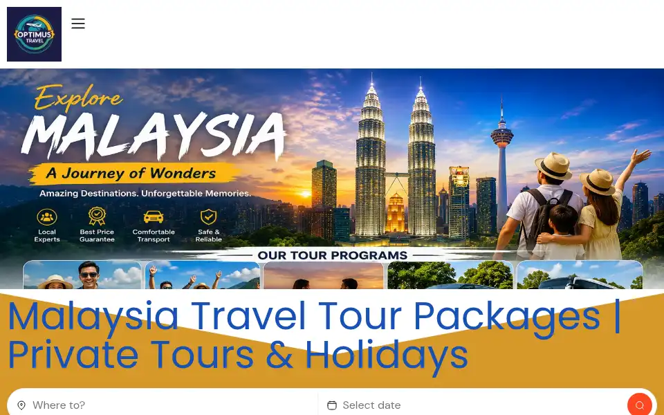 Screenshot of tour-malaysia.com