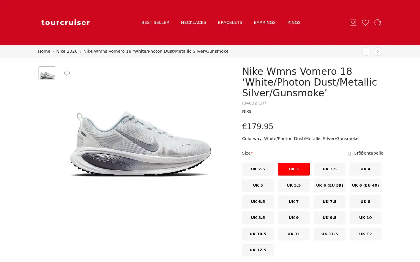 Screenshot of tourcruiser.com