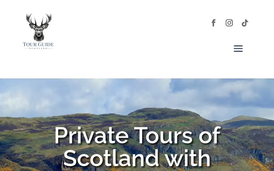 Screenshot of tourguidescotland.com